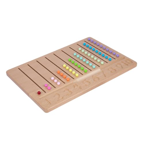 BESTonZON Holz-zahlentafel Für Kinder – Lernspielzeug-perlenset Lernspielzeug Und Feinmotorik-Spielzeug BESTonZON Holz-zahlentafel Für Kinder – Lernspielzeug-perlenset Lernspielzeug Und Feinmotorik-Spielzeug von BESTonZON