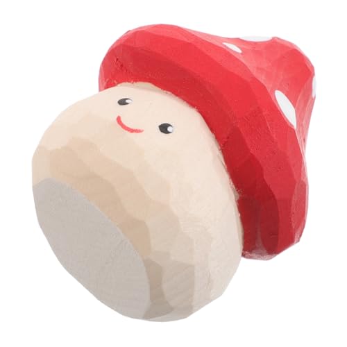 BESTonZON Holzschnitzspielzeug Geburtstagsfigur für Kinder Pilze zum Basteln Pilzspielzeug für Kinder realistische Pilzfigur Zubehör für Miniaturlandschaften Pilzfiguren aus Holz hölzern BESTonZON Holzschnitzspielzeug Geburtstagsfigur für Kinder Pilze zum Basteln Pilzspielzeug für Kinder realistische Pilzfigur Zubehör für Miniaturlandschaften Pilzfiguren aus Holz hölzern von BESTonZON
