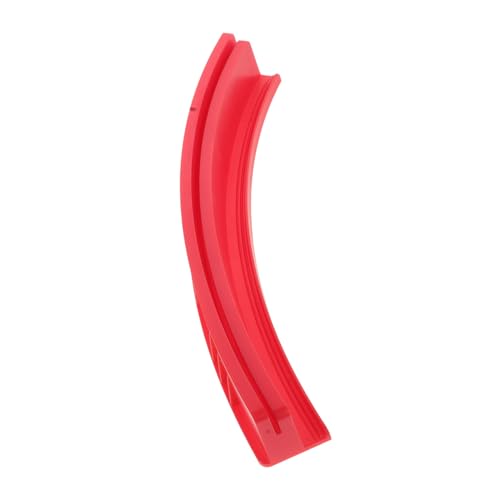 BESTonZON Kartenhalter Spielkarten Dominoständer Dominotablett Mexikanischer Zug Holzständer Kartenspielhalter Dominohalter Für Mexikanischer Zug Spielkartentablett Roter Kunststoff von BESTonZON