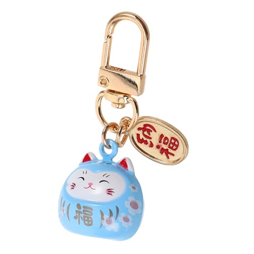 BESTonZON Kawaii Glückskatze Schlüsselanhänger mit Glocke Süßer Taschenanhänger für Handtaschen Japanischer Glücksbringer Charmantes Accessoire für Schlüssel und Taschen BESTonZON Kawaii Glückskatze Schlüsselanhänger mit Glocke Süßer Taschenanhänger für Handtaschen Japanischer Glücksbringer Charmantes Accessoire für Schlüssel und Taschen von BESTonZON