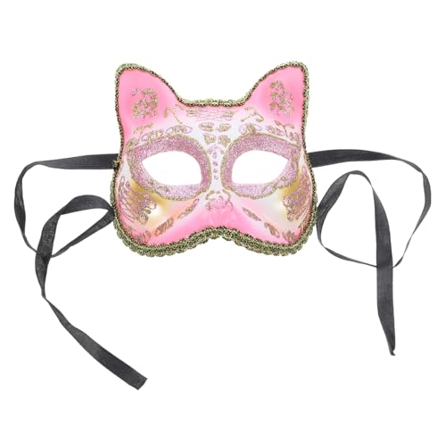 BESTonZON Maske Katzen Realistische Kostüm Pelzigen Tier Katze Zubehör Party Halloween LED Rosa Kunststoff BESTonZON Maske Katzen Realistische Kostüm Pelzigen Tier Katze Zubehör Party Halloween LED Rosa Kunststoff von BESTonZON
