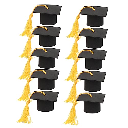 BESTonZON Mini Abschlussfeier Kuchen Dekorationen Graduierungshüte Mit Quaste Für Party Fotografie Requisiten Cupcake Topper Für Schulabschlussfeiern BESTonZON Mini Abschlussfeier Kuchen Dekorationen Graduierungshüte Mit Quaste Für Party Fotografie Requisiten Cupcake Topper Für Schulabschlussfeiern von BESTonZON