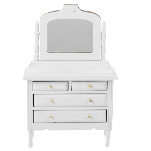 BESTonZON Mini Kommode aus Holz, 1 Stück Schubladenschrank für Puppenhäuser, dekorativer Mini-Schrank im Maßstab 1:12, perfektes Zubehör für Puppenhaus-Decor und kleine Räume BESTonZON Mini Kommode aus Holz, 1 Stück Schubladenschrank für Puppenhäuser, dekorativer Mini-Schrank im Maßstab 1:12, perfektes Zubehör für Puppenhaus-Decor und kleine Räume von BESTonZON
