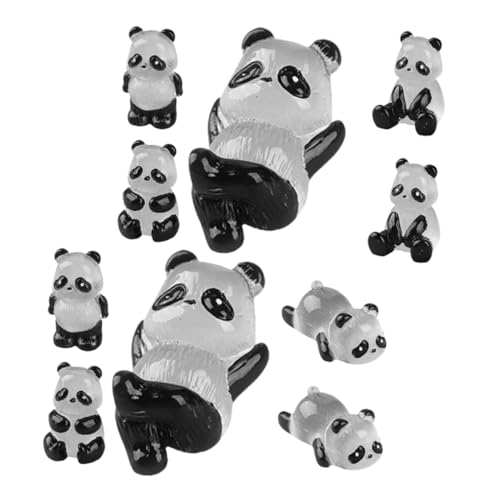 BESTonZON Mini Panda Figuren Leuchtende Panda Dekorationen Für Mooslandschaften üße Tierornamente Als Cupcake Toppers Resin Zubehör Für Partys Und Veranstaltungen BESTonZON Mini Panda Figuren Leuchtende Panda Dekorationen Für Mooslandschaften üße Tierornamente Als Cupcake Toppers Resin Zubehör Für Partys Und Veranstaltungen von BESTonZON