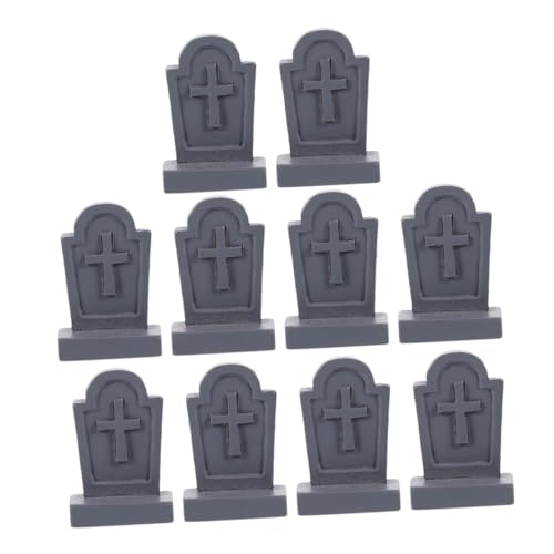 BESTonZON Mini-sarg-grabsteine mit Einzigartigem Design – 10 Stück Halloween-Ornamente Aus Kunstharz Für Die Friedhofsdekoration BESTonZON Mini-sarg-grabsteine mit Einzigartigem Design – 10 Stück Halloween-Ornamente Aus Kunstharz Für Die Friedhofsdekoration von BESTonZON