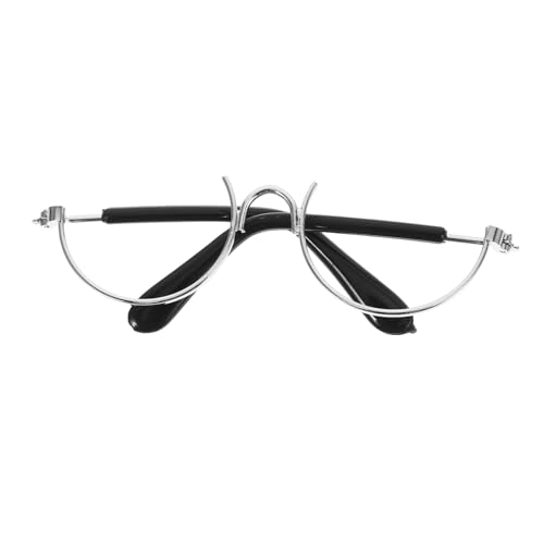 BESTonZON Miniatur Metallrahmen Brille für Puppen Rahmen Transparent Silber DIY Puppenbrille Kostüm Zubehör Modisch Langlebig Vielseitig Passend für Puppen BESTonZON Miniatur Metallrahmen Brille für Puppen Rahmen Transparent Silber DIY Puppenbrille Kostüm Zubehör Modisch Langlebig Vielseitig Passend für Puppen von BESTonZON