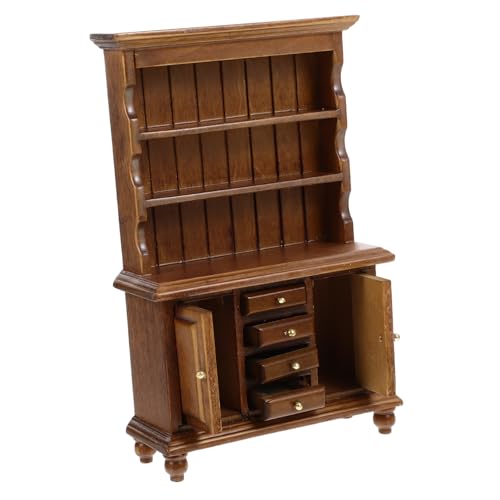 BESTonZON Minischrank Für Sitz Kommode Klein Würfel Puppe Bücherregale Deckel Anzeige Einheit Miniatur Bausatz Mini-holzschrank Bücherregal-Modell Hölzern Brown BESTonZON Minischrank Für Sitz Kommode Klein Würfel Puppe Bücherregale Deckel Anzeige Einheit Miniatur Bausatz Mini-holzschrank Bücherregal-Modell Hölzern Brown von BESTonZON