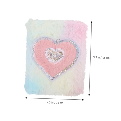 BESTonZON Modisches Mini Notizbuch mit Plüschcover und süßem Muster Kompaktes Tagebuch für Frauen Dickes Papier Kreatives Journalbuch für Wochenplan und Persönliche Aufzeichnungen BESTonZON Modisches Mini Notizbuch mit Plüschcover und süßem Muster Kompaktes Tagebuch für Frauen Dickes Papier Kreatives Journalbuch für Wochenplan und Persönliche Aufzeichnungen von BESTonZON