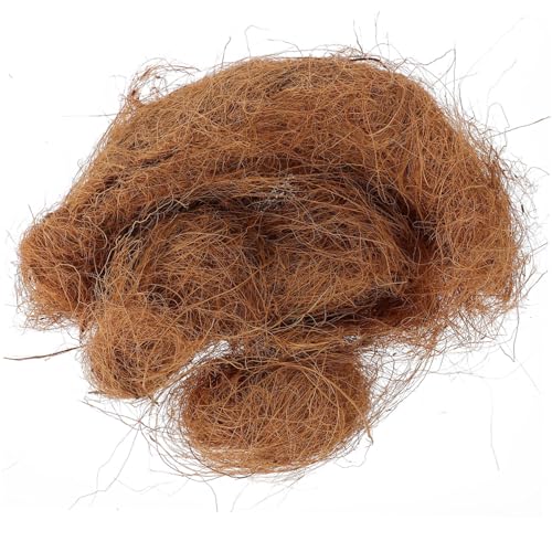 BESTonZON Natürliche Kokosfasermatte Mulch Fasern Atmungsaktiv Feuchtigkeitsregulierend für Kübelpflanzen Frostschutz Unkrautvlies Garten Indoor Outdoor Mulchbaum Fiber von BESTonZON