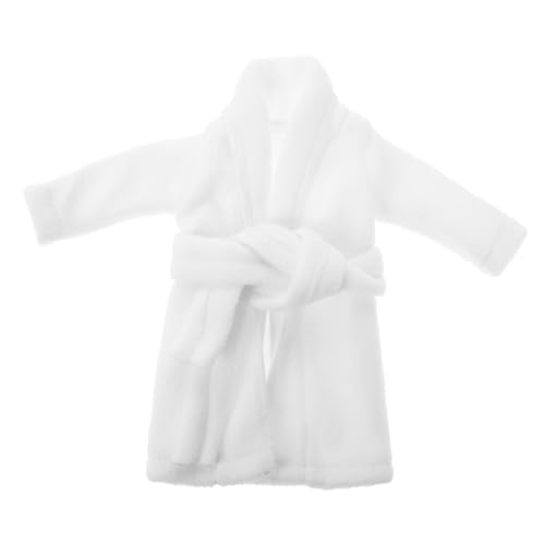 BESTonZON Outfit Bademantel Accessoire Kleidung Mini Puppe Mit Puppen Urlaub Kleid Für Dekoration Prop Gürtel Dressing Party Miniatur von BESTonZON