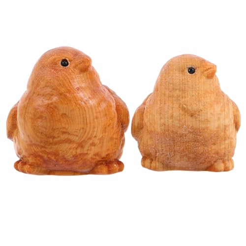 BESTonZON Pcs Holz Carving Tier Ornamente Bauernhaus Stil Huhn Dekorationen Holz Hand Geschnitzte Ornamente BESTonZON Pcs Holz Carving Tier Ornamente Bauernhaus Stil Huhn Dekorationen Holz Hand Geschnitzte Ornamente von BESTonZON