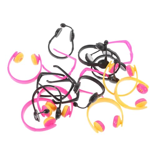 BESTonZON Puppen-mini-Headset 18-teilige Miniatur-Brillen-Ornamente Modisches Babypuppen-zubehör BESTonZON Puppen-mini-Headset 18-teilige Miniatur-Brillen-Ornamente Modisches Babypuppen-zubehör von BESTonZON