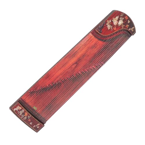 BESTonZON Puppenhaus Guzheng Dekorationsinstrumente Musikdekor Puppeninstrument Miniatur Chinesisches Instrument Landschaftsbau Miniinstrument Verschleißfestes Miniaturinstrument Braunes von BESTonZON