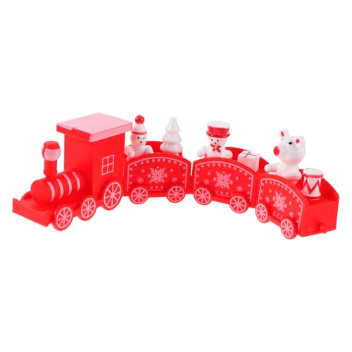 BESTonZON Rote Weihnachtsmittelstücke Für Den Esstisch Spielzeugeisenbahn Weihnachtsdekoration Aus Kunststoff Weihnachtseisenbahn Ornament BESTonZON Rote Weihnachtsmittelstücke Für Den Esstisch Spielzeugeisenbahn Weihnachtsdekoration Aus Kunststoff Weihnachtseisenbahn Ornament von BESTonZON