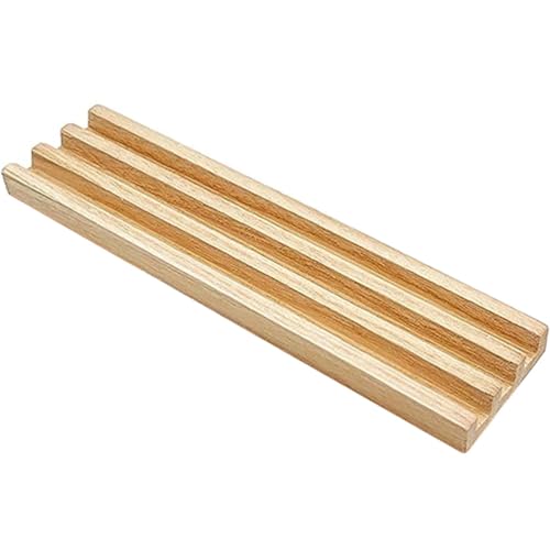 BESTonZON Rutschfester Ständer aus Holz für Dominos – multifunktionaler Organizer für Kartenspiele und Dominos – ideal für Familien BESTonZON Rutschfester Ständer aus Holz für Dominos – multifunktionaler Organizer für Kartenspiele und Dominos – ideal für Familien von BESTonZON