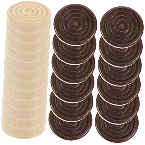 BESTonZON Schachfiguren-Set 24-teilig Holzfiguren Für Brettspiele Schachzubehör BESTonZON Schachfiguren-Set 24-teilig Holzfiguren Für Brettspiele Schachzubehör von BESTonZON
