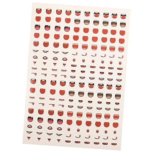 BESTonZON Selbstklebende Cartoon Mundaufkleber Bunte Anime Lippen Sticker aus Hochwertigem Papier DIY Bastelset für Figuren und Scrapbook Dekoration Langlebig Vielseitig Einsetzbar BESTonZON Selbstklebende Cartoon Mundaufkleber Bunte Anime Lippen Sticker aus Hochwertigem Papier DIY Bastelset für Figuren und Scrapbook Dekoration Langlebig Vielseitig Einsetzbar von BESTonZON