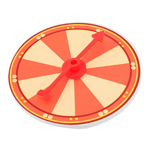 BESTonZON Spiel Plattenspieler Cocktail Schluck Trinkspiel-Plattenspieler Spender Nacht Summte Gewinnspiel Dekorationen Trinken Rad Zum Aufhängen An Der Wand Spaß Drehscheibe Orange Plastik von BESTonZON