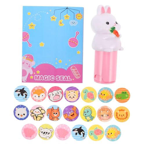 BESTonZON Stempelset Cartoon Motiv Wasserdichter DIY Stempel für Jungen und Mädchen Niedlicher Hasen Sticker Stempel Kreatives Bastelspielzeug Kreativität und Belohnung BESTonZON Stempelset Cartoon Motiv Wasserdichter DIY Stempel für Jungen und Mädchen Niedlicher Hasen Sticker Stempel Kreatives Bastelspielzeug Kreativität und Belohnung von BESTonZON