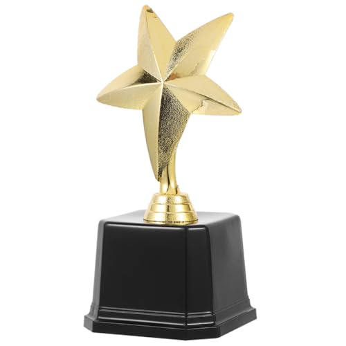 BESTonZON Stern Trophy Pokal Auszeichnung Wettbewerb Trophäe Leichtes Material für Spiele Wettbewerbe und Veranstaltungen Vielseitig Einsetzbar von BESTonZON