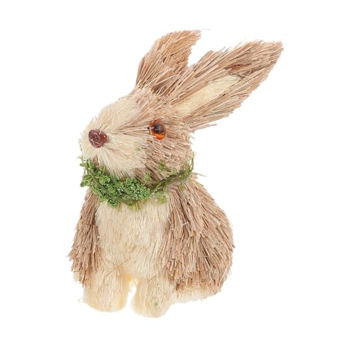 BESTonZON Strohhase Ostern-strohhandwerk Hasendekor Auf Dem Bauernhof Bauernhaus Rustikale Osterhasen Tischdekoration Für Den Ostertag Bauernhaus-mittelstücke Für Tische Osterhasen Schmuck BESTonZON Strohhase Ostern-strohhandwerk Hasendekor Auf Dem Bauernhof Bauernhaus Rustikale Osterhasen Tischdekoration Für Den Ostertag Bauernhaus-mittelstücke Für Tische Osterhasen Schmuck von BESTonZON