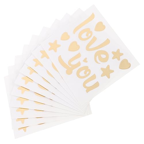 BESTonZON Valentinstag Liebe Aufkleber 10 Blätter Ballon Fenster Easy Peel Stick Aufkleber für Home BESTonZON Valentinstag Liebe Aufkleber 10 Blätter Ballon Fenster Easy Peel Stick Aufkleber für Home von BESTonZON