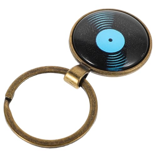 BESTonZON Vinyl-Schallplatten-Schlüsselanhänger kleine Brieftasche Brieftasche Super großer Zeichentrickstift Wagen kofferänhänger schlüsselanhänger vintage Musikfestival-Schlüsselanhänger BESTonZON Vinyl-Schallplatten-Schlüsselanhänger kleine Brieftasche Brieftasche Super großer Zeichentrickstift Wagen kofferänhänger schlüsselanhänger vintage Musikfestival-Schlüsselanhänger von BESTonZON