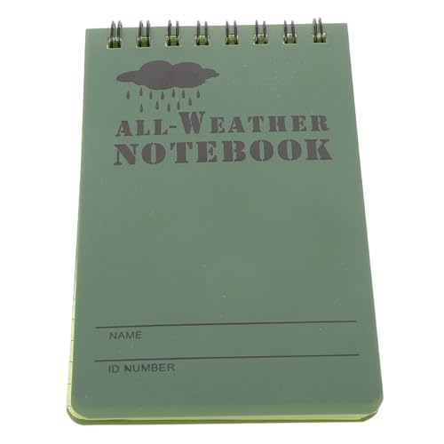 BESTonZON Wasserdichtes Kleines Taschennotizbuch Leeres Seitennotizbuch Spiralnotizblock Kleine Notizbücher Kleine Notizblöcke Notizbücher Für Schulnotizen Notizbuch Arbeit von BESTonZON