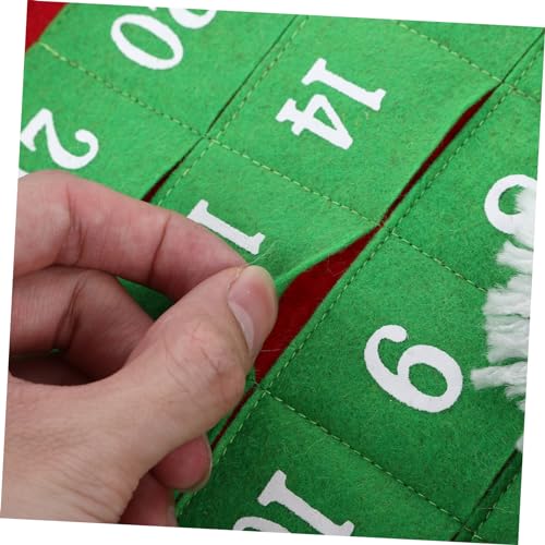BESTonZON Weihnachtlicher Adventskalender Schneemann Hängedeko aus Strickstoff DIY Weihnachtskalender Türdeko Festliche Wohnraumgestaltung für Gemütliche Weihnachtszeit BESTonZON Weihnachtlicher Adventskalender Schneemann Hängedeko aus Strickstoff DIY Weihnachtskalender Türdeko Festliche Wohnraumgestaltung für Gemütliche Weihnachtszeit von BESTonZON