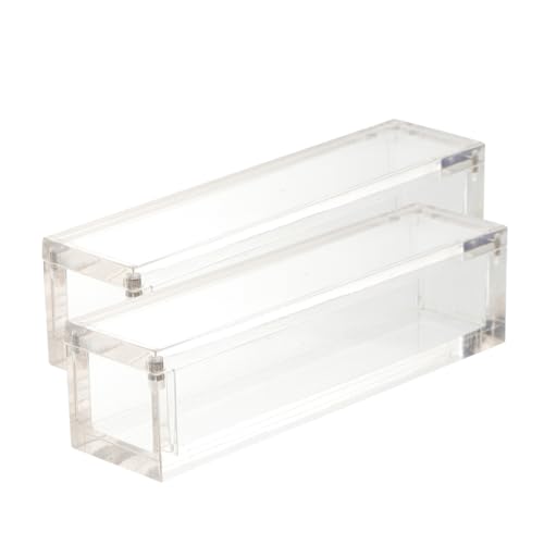BESTonZON Würfelbox Mit Magnetverschluss 2er-Pack Würfelaufbewahrungskoffer Aus Acryl 6-mm- -displaybox Kompakt Und BESTonZON Würfelbox Mit Magnetverschluss 2er-Pack Würfelaufbewahrungskoffer Aus Acryl 6-mm- -displaybox Kompakt Und von BESTonZON
