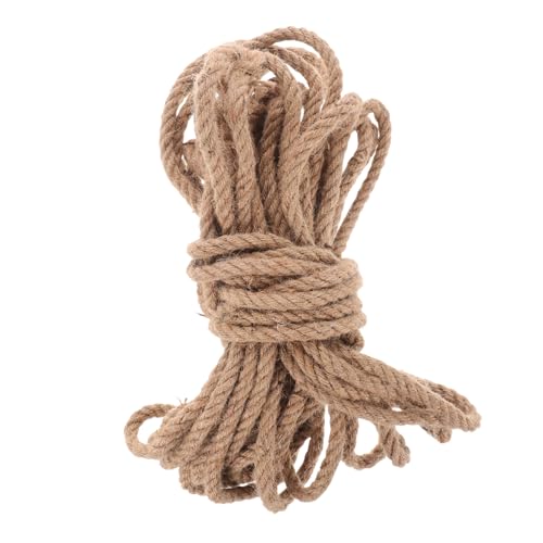 BESTonZON geflochtenes Seil Tauziehen Seil Dickes Juteseil Seetauwerk für das Handwerk EIN Kriegsseil ziehen Jutegarn Light Brown BESTonZON geflochtenes Seil Tauziehen Seil Dickes Juteseil Seetauwerk für das Handwerk EIN Kriegsseil ziehen Jutegarn Light Brown von BESTonZON