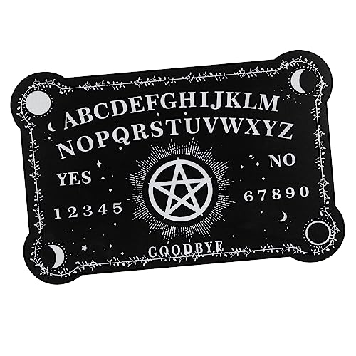 BESTonZON praktische Weissagungstafel Wahrsagerei Tarot heilig spirituell Dowsing büroradio offic Mystisch Tischdekoration Geschenkidee Decor Weissagungspendelbrett Partyzubehör Holz Black BESTonZON praktische Weissagungstafel Wahrsagerei Tarot heilig spirituell Dowsing büroradio offic Mystisch Tischdekoration Geschenkidee Decor Weissagungspendelbrett Partyzubehör Holz Black von BESTonZON