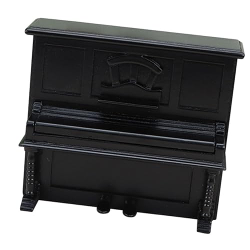 BESTonZON simuliertes Klavier Mini-Piano-Puppenhaus- Mini Möbel Stütze klein Kommode Mini Klavier Miniature Piano Zubehör für Puppenhäuser Miniatur-Klaviermodell hölzern Black BESTonZON simuliertes Klavier Mini-Piano-Puppenhaus- Mini Möbel Stütze klein Kommode Mini Klavier Miniature Piano Zubehör für Puppenhäuser Miniatur-Klaviermodell hölzern Black von BESTonZON
