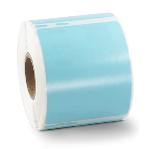 BETCKEY - 1 Große Rolle Blau Mehrzwecketiketten Kompatibel mit DYMO 99015(S0722440), 54mm x 70mm, 400 Farbige Etiketten für LabelWriter 450, 4XL NICHT passend 550 oder 5XL von BETCKEY