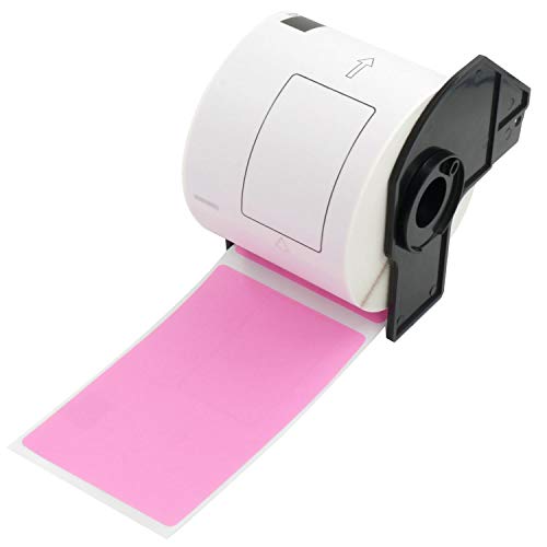 BETCKEY - 1 Rolle DK-11202 Versandetiketten Kompatibel mit Brother, 62mm x 100mm, 300 Farbige Etiketten Rosa für Brother QL Etikettendrucker BETCKEY - 1 Rolle DK-11202 Versandetiketten Kompatibel mit Brother, 62mm x 100mm, 300 Farbige Etiketten Rosa für Brother QL Etikettendrucker von BETCKEY