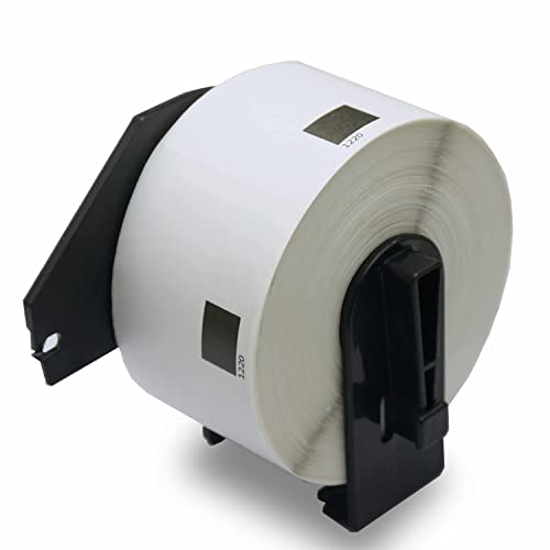 BETCKEY - 1 Rolle DK-11220 Thermopapieretiketten Kompatibel mit Brother, 39mm x 48mm, 620 Etiketten für Brother QL Etikettendrucker von BETCKEY