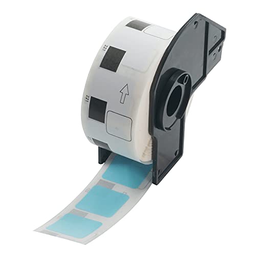 BETCKEY - 1 Rolle DK-11221 Quadratische QR Code Etiketten Kompatibel mit Brother, 23mm x 23mm, 1000 Farbige Etiketten Blau für Brother QL Etikettendrucker BETCKEY - 1 Rolle DK-11221 Quadratische QR Code Etiketten Kompatibel mit Brother, 23mm x 23mm, 1000 Farbige Etiketten Blau für Brother QL Etikettendrucker von BETCKEY