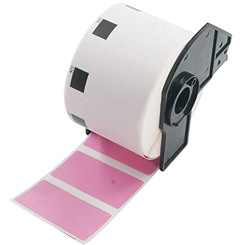 BETCKEY - 1 Rolle DK-11226 Thermopapieretiketten Kompatibel mit Brother, 52mm x 29mm, 1000 Farbige Etiketten Rosa für Brother QL Etikettendrucker BETCKEY - 1 Rolle DK-11226 Thermopapieretiketten Kompatibel mit Brother, 52mm x 29mm, 1000 Farbige Etiketten Rosa für Brother QL Etikettendrucker von BETCKEY