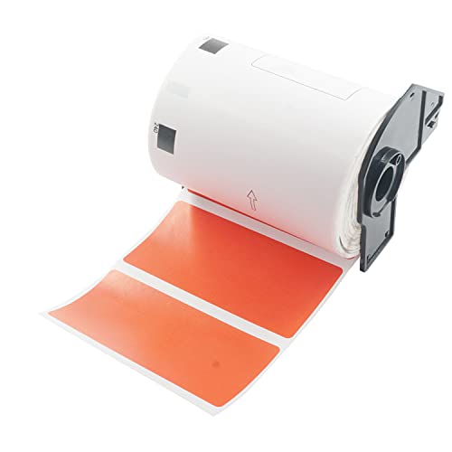 BETCKEY - 1 Rolle DK-11240 Barcode-Etiketten Kompatibel mit Brother, 102mm x 51mm, 600 Farbige Etiketten Rot für Brother QL Etikettendrucker von BETCKEY