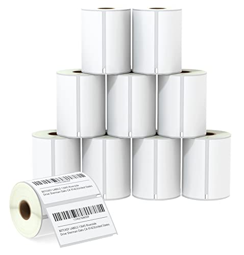 BETCKEY - 10 Rollen S0947420 Selbstklebende Etiketten Kompatibel mit DYMO, 102mm x 59mm, 5750 Mehrzwecketiketten für LabelWriter 4XL, NICHT passend 5XL BETCKEY - 10 Rollen S0947420 Selbstklebende Etiketten Kompatibel mit DYMO, 102mm x 59mm, 5750 Mehrzwecketiketten für LabelWriter 4XL, NICHT passend 5XL von BETCKEY
