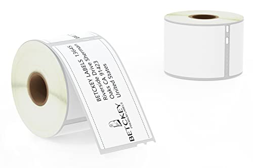 BETCKEY - 2 Rollen 99014 Selbstklebende Etiketten Kompatibel mit DYMO S0722430, 54mm x 101mm, 480 Versandetiketten für LabelWriter 450, 4XL NICHT passend 550 oder 5XL von BETCKEY