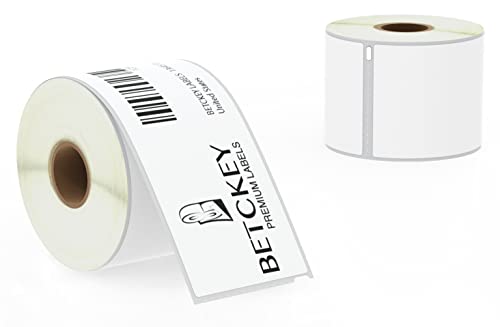 BETCKEY - 2 Rollen 99019 Selbstklebende Etiketten Kompatibel mit DYMO S0722480, 59mm x 190mm, 300 Mehrzwecketiketten für LabelWriter 450, 4XL NICHT passend 550 oder 5XL BETCKEY - 2 Rollen 99019 Selbstklebende Etiketten Kompatibel mit DYMO S0722480, 59mm x 190mm, 300 Mehrzwecketiketten für LabelWriter 450, 4XL NICHT passend 550 oder 5XL von BETCKEY
