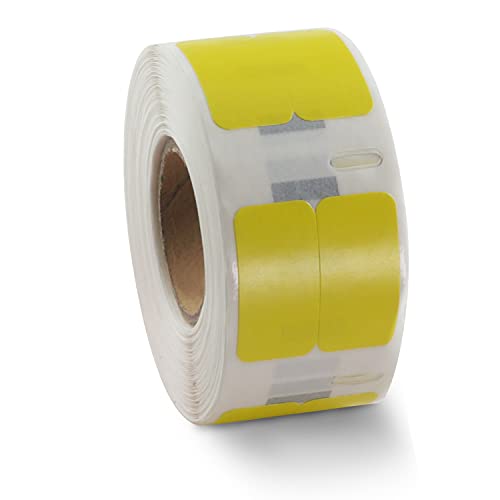 BETCKEY - 2 Rollen Gelb Mehrzwecketiketten (Klein) Kompatibel mit DYMO 11353(S0722530), 13mm x 25mm, 2000 Farbige Etiketten für LabelWriter 450, 4XL NICHT passend 550 oder 5XL von BETCKEY
