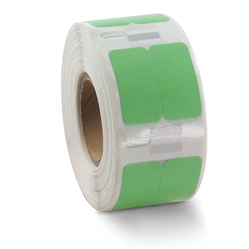 BETCKEY - 2 Rollen Grün Mehrzwecketiketten (Klein) Kompatibel mit DYMO 11353(S0722530), 13mm x 25mm, 2000 Farbige Etiketten für LabelWriter 450, 4XL NICHT passend 550 oder 5XL von BETCKEY