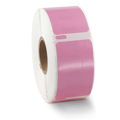 BETCKEY - 2 Rollen Rosa Mehrzwecketiketten Kompatibel mit DYMO 11355(S0722550), 19mm x 51mm, 1000 Farbige Etiketten für LabelWriter 450, 4XL NICHT passend 550 oder 5XL von BETCKEY