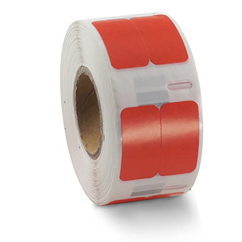 BETCKEY - 2 Rollen Rot Mehrzwecketiketten (Klein) Kompatibel mit DYMO 11353(S0722530), 13mm x 25mm, 2000 Farbige Etiketten für LabelWriter 450, 4XL NICHT passend 550 oder 5XL von BETCKEY