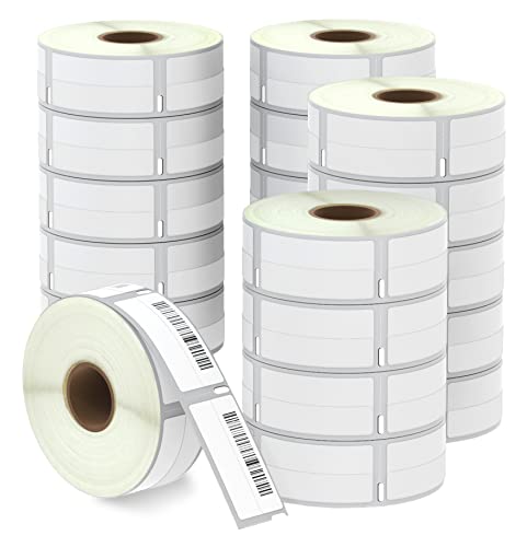 BETCKEY - 20 Rollen 99017 Selbstklebende Etiketten Kompatibel mit DYMO S0722460, 12mm x 50mm, 4400 Etiketten für Hängemappen für LabelWriter 450, 4XL NICHT passend 550 oder 5XL BETCKEY - 20 Rollen 99017 Selbstklebende Etiketten Kompatibel mit DYMO S0722460, 12mm x 50mm, 4400 Etiketten für Hängemappen für LabelWriter 450, 4XL NICHT passend 550 oder 5XL von BETCKEY