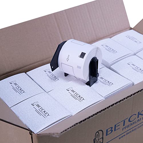 BETCKEY - 20 Rollen DK-11202 Versandetiketten Kompatibel mit Brother, 62mm x 100mm, 6000 Etiketten für Brother QL Etikettendrucker BETCKEY - 20 Rollen DK-11202 Versandetiketten Kompatibel mit Brother, 62mm x 100mm, 6000 Etiketten für Brother QL Etikettendrucker von BETCKEY