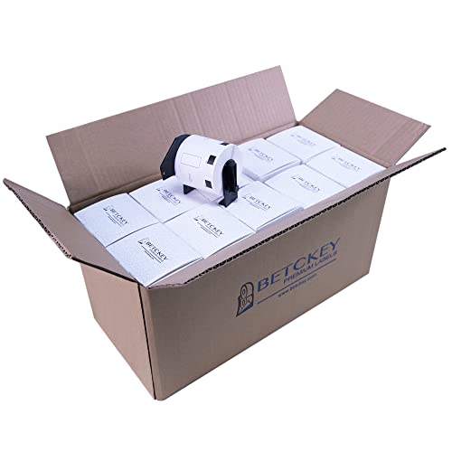 BETCKEY - 20 Rollen DK-11209 Kleine Adressetiketten Kompatibel mit Brother, 62mm x 29mm, 16000 Etiketten für Brother QL Etikettendrucker BETCKEY - 20 Rollen DK-11209 Kleine Adressetiketten Kompatibel mit Brother, 62mm x 29mm, 16000 Etiketten für Brother QL Etikettendrucker von BETCKEY