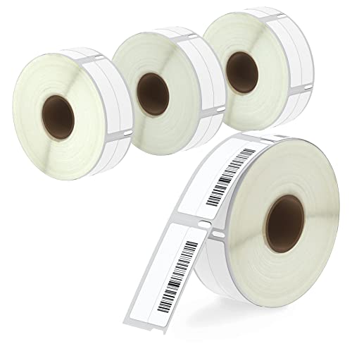 BETCKEY - 4 Rollen 99017 Selbstklebende Etiketten Kompatibel mit DYMO S0722460, 12mm x 50mm, 880 Etiketten für Hängemappen für LabelWriter 450, 4XL NICHT passend 550 oder 5XL BETCKEY - 4 Rollen 99017 Selbstklebende Etiketten Kompatibel mit DYMO S0722460, 12mm x 50mm, 880 Etiketten für Hängemappen für LabelWriter 450, 4XL NICHT passend 550 oder 5XL von BETCKEY